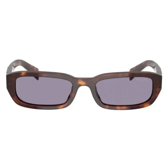 NEW PRADA PRB06S 15W03N HAVANA PURPLE SUNGLASSES PR B06S 15W03N